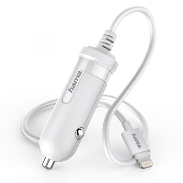 Hama Carregador Isqueiro Lightning 12V 2.4A para iPhone