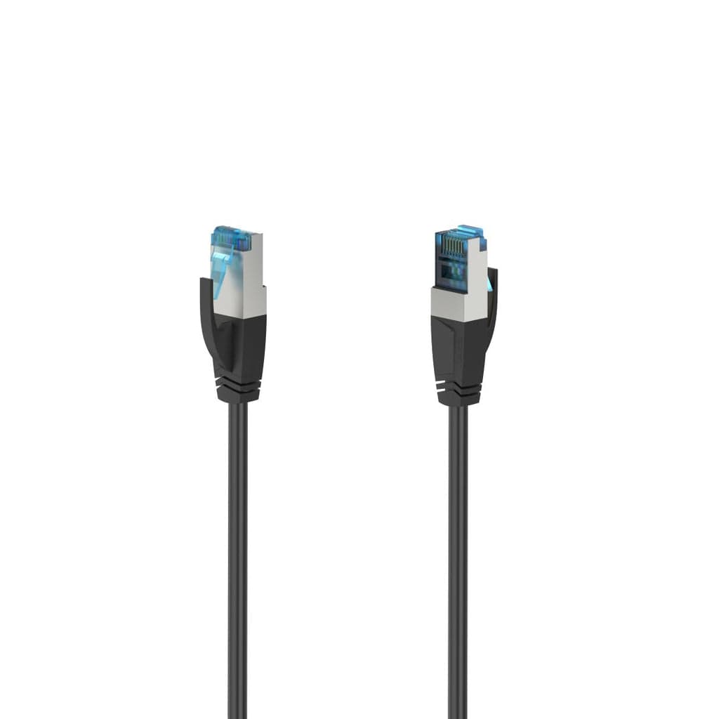 Hama 00200678 cabo de rede Preto 0,25 m Cat6a S/FTP (S-STP)