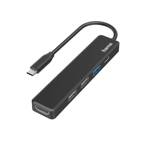 Hama Hub USB-C Multiport 5 Ports 3 X USB-A USB-C HDMI