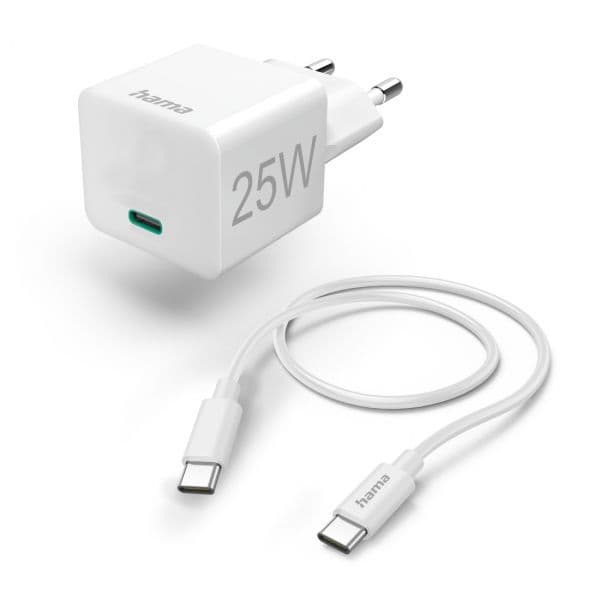 Hama Carregador 25W Branco HAM201624