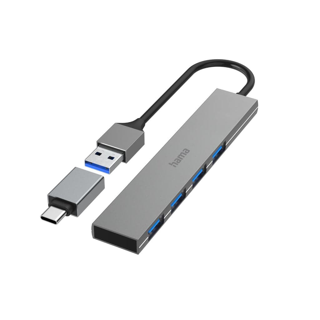 Hama Hub USB-C 3.0 / USC-C 4x USB-A