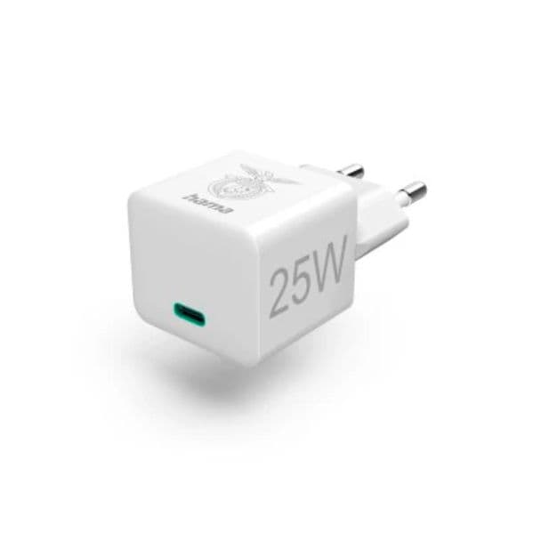 Hama Carregador Benfica Mini PDQC USB-C 20W White