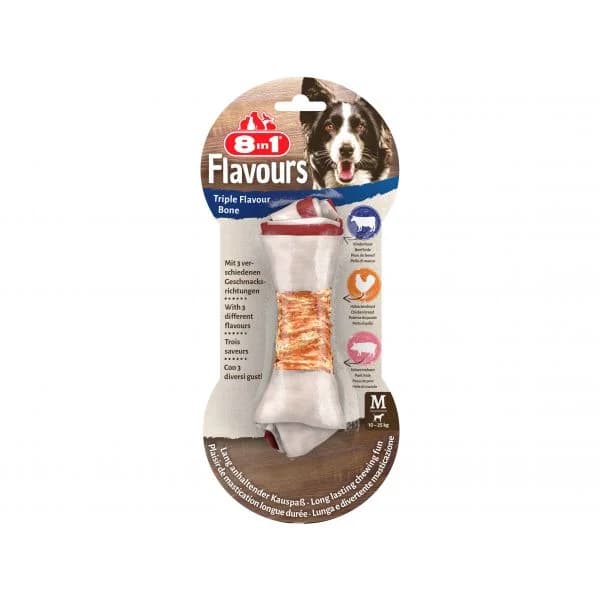 8IN1 Snacks Osso Triple Flavour M 1un
