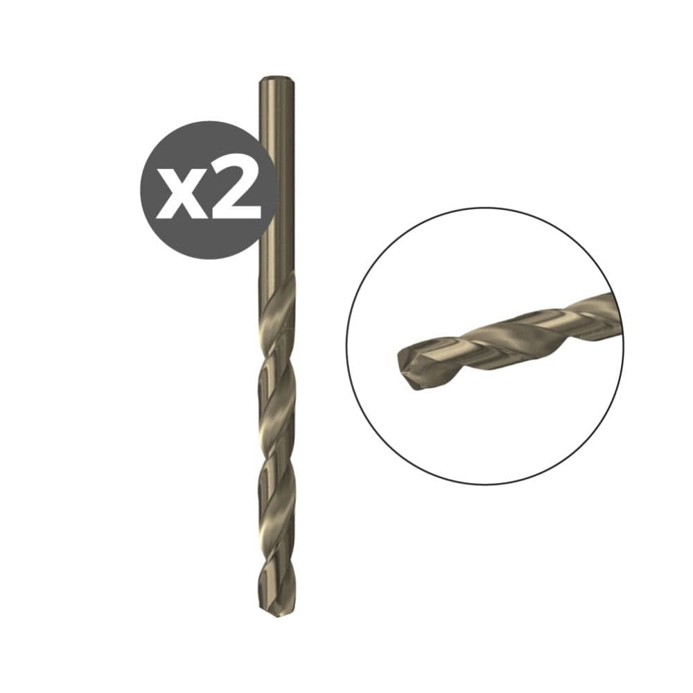 PACK 2 BROCAS PARA METAL HSS-CO 2,5X30/57 / 2K 530494 FISCHER