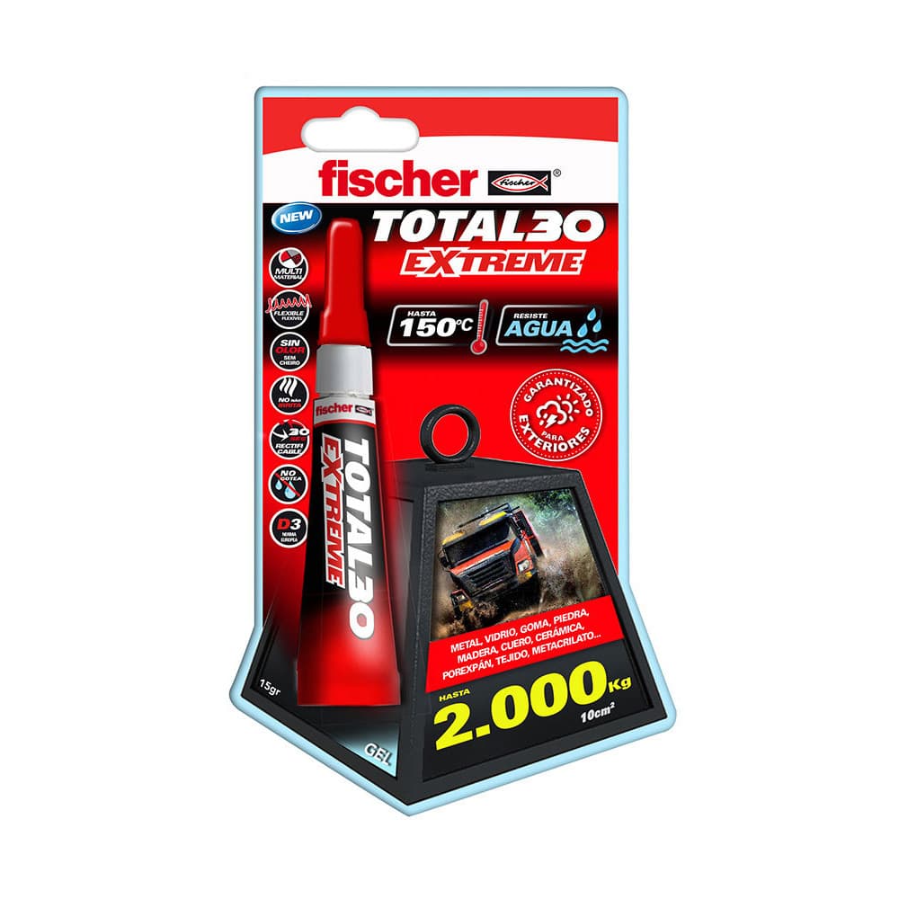 Fischer Super Cola Total 30 Seg 15g
