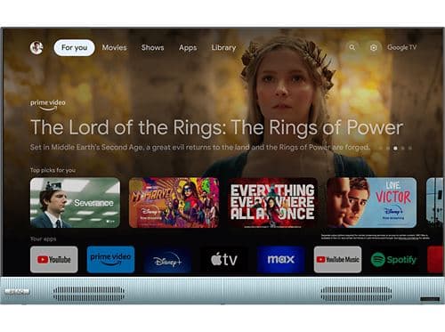 Smart TV PEAQ PTV 32GH-5023C-BL LED 32" Google TV Com Bateria Até 4 Horas