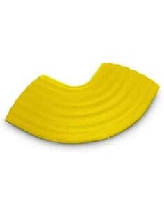 Defender OFFICE C YEL - Cable duct 4 channels | 90° curve | yellow| office | height 2cm
