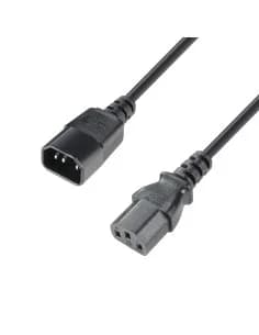 Adam Hall Cables 4 STAR PLK 0100 - Power Cable | Adam Hall® IEC C13 x IEC C14 | 1 m
