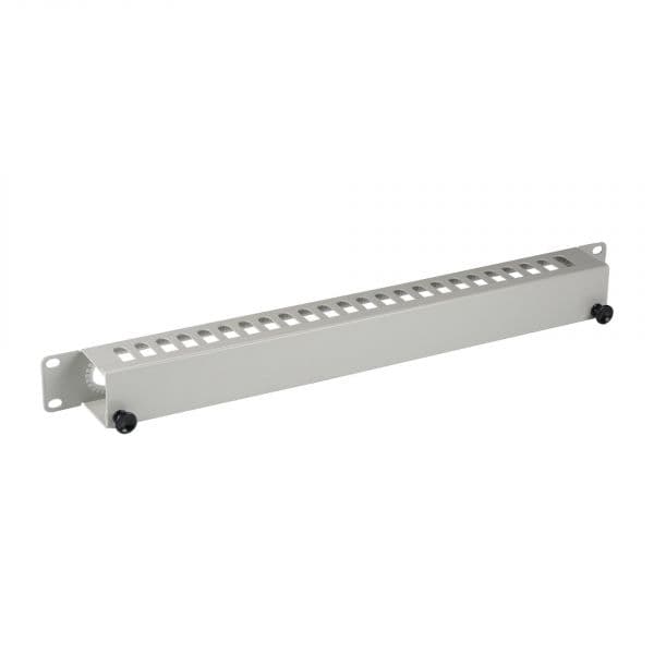 EFB Elektronik Painel de Entrada de Cabos 19" 1U com Tampa e Organizador de Cabos RAL7035