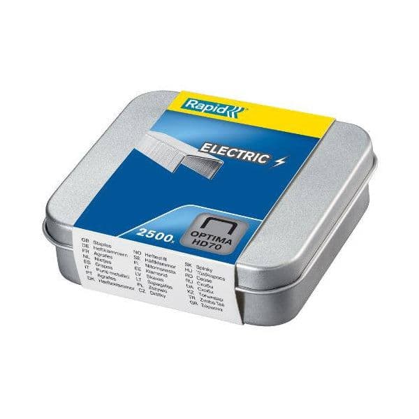 Rexel Caixa de 2.500 Grampos Galvanizados Optima hd70 p. - Unidade 5001375