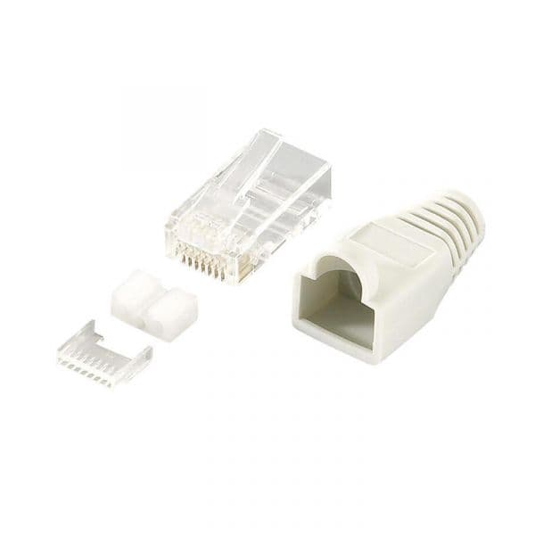 Logilink CAT6 RJ45 100er Set, Geschirmt,grau - MP0021