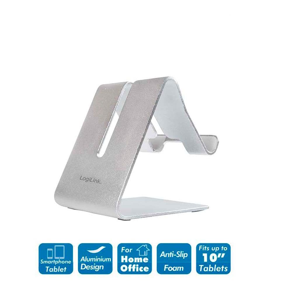 SUPORTE PARA SMARTPHONE E TABLET, ALUMÍNIO LOGILINK