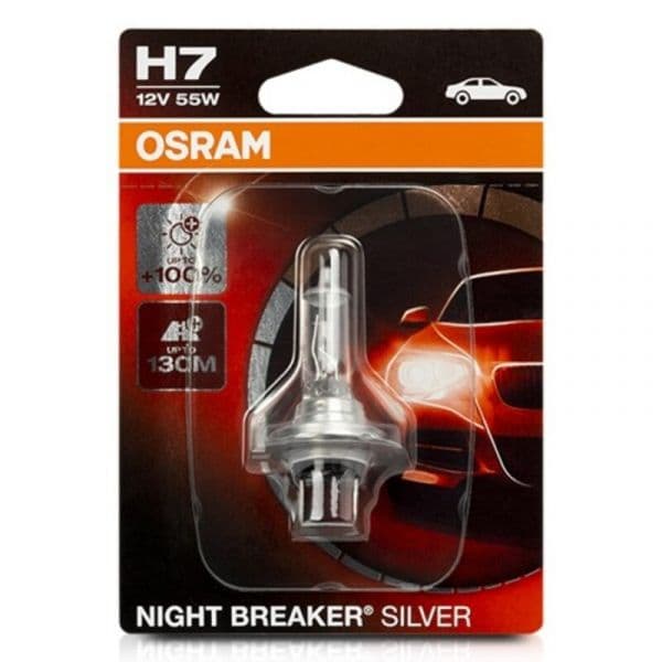 Osram Night Breaker Silver H7 12v 55w ( 2 Lâmpadas ) - 64210NBS - 02
