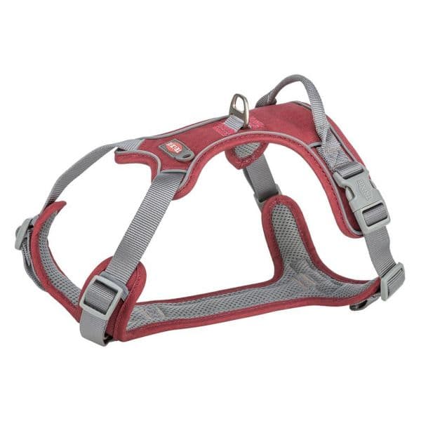 Trixie Arnês "Premium Active" Vinho/Vermelho 39-56 cm/15 mm