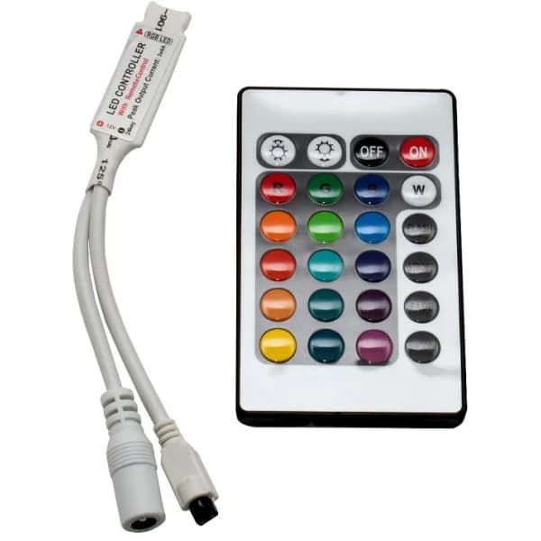 Controlador de Fita de Leds Rgb (144W) C/ Comando à Distância - RGB-CONTROL-SIMPL