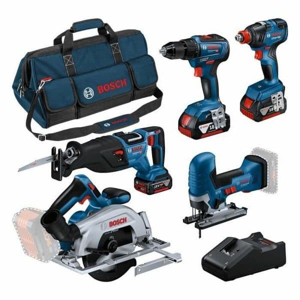 Bosch Jogo de Chaves GSR 18V-55, GST 18V-125 S, GKS 18V-57-2, GSA 18V-28, GDX 18V-200, GAL 18V-40