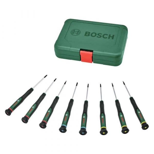 Bosch Conjunto de Chaves de Fendas de Precisão 8 Peças 1600A02Z9M