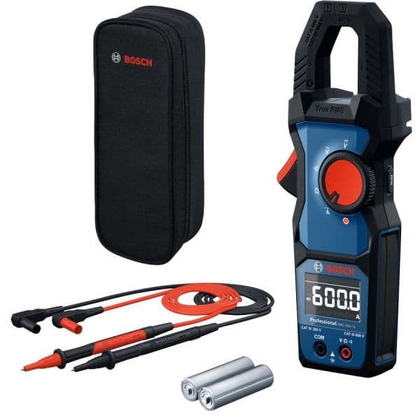 Bosch Pinça Amperimétrica Corrente GMC 600-15 Multímetro Digital