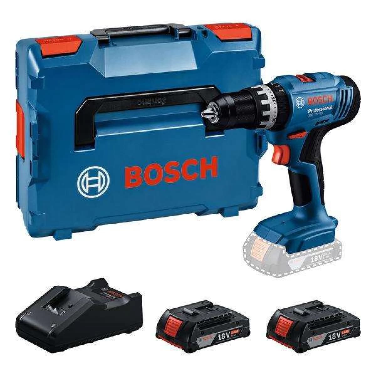 Aparafusadora c/percussão GSB 18V-25 Professional refª 06019K9302 BOSCH - 06019K9302 - Ferramentaspro.pt