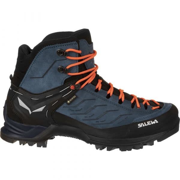 Salewa Mountain Trainer Mid Goretex Mountaineering Boots Azul 42 1/2 Homem