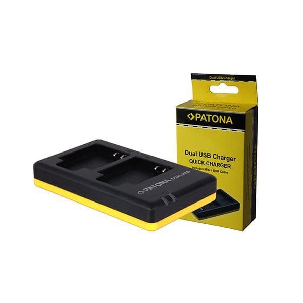 Patona Carregador Duplo USB para 2x Canon LP-E6