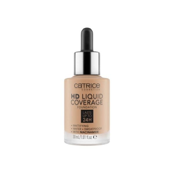 Catrice Base Líquida HD Coverage Foundation 050 Rosy Ash 30ml