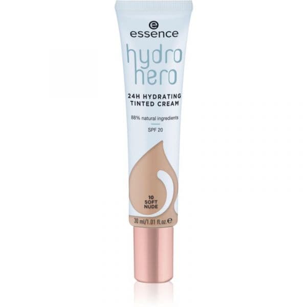 Essence Hydro Hero BB Creme Hidratante SPF20 Tom 10 Soft Nude 30ml