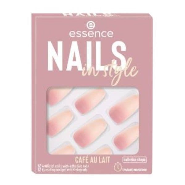 Essence Nails in Style Unhas Postiças 16 Café au Lait