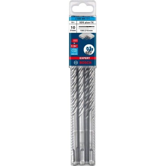 Broca EXPERT SDS plus-7X, 10 x 150 x 215 mm, 10 unidades refª 2608900171 BOSCH