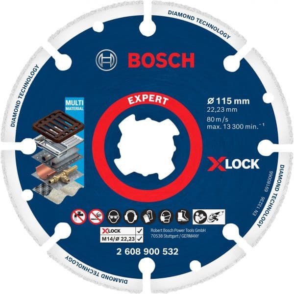 Bosch Disco Diamante X-lock Diamond Metal 125mm