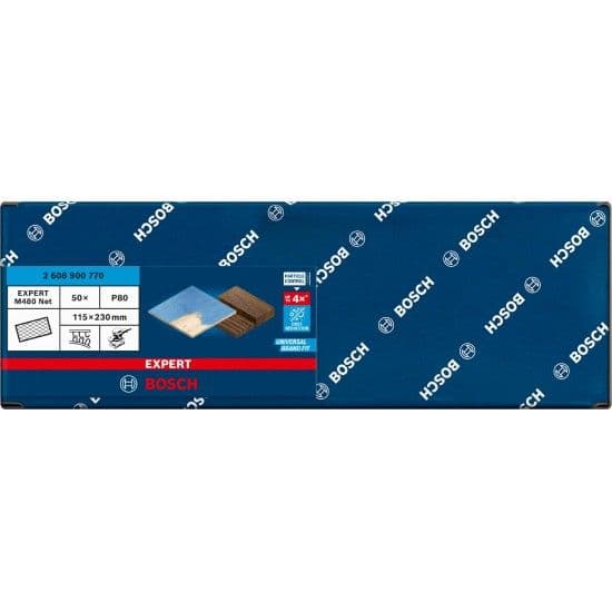 Bosch Rede de Lixa Expert M480 para Lixadeiras Orbitais 115X230MM - 10082738