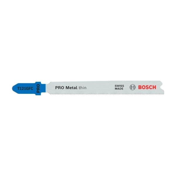Bosch Lâminas de Serra de Recortes PRO Metal Thin T121GFC para Chapa de Aço 92 mm 3 Unidades