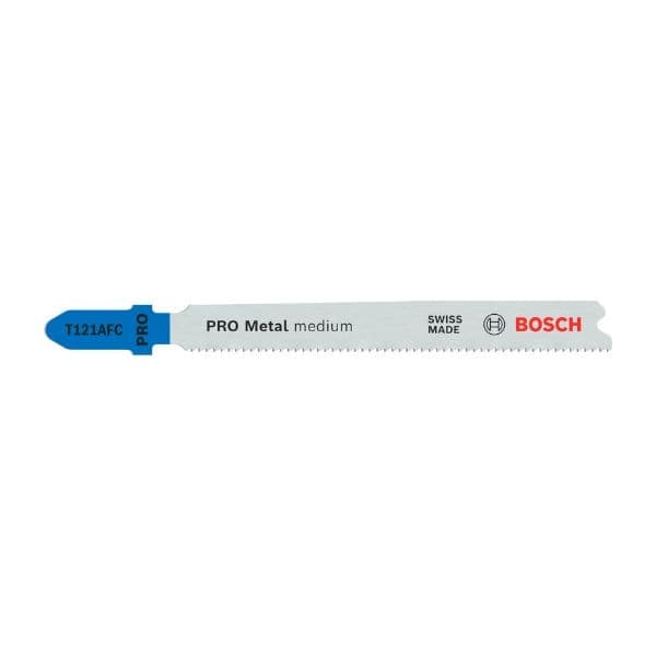 Bosch Lâmina de Serra Vertical Pro Metal Medium T121AFC, 92 mm, 3 Unidades