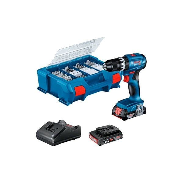 Bosch Berbequim com Percussão 18V 2.0Ah Gsb 18V-45 06019K3306