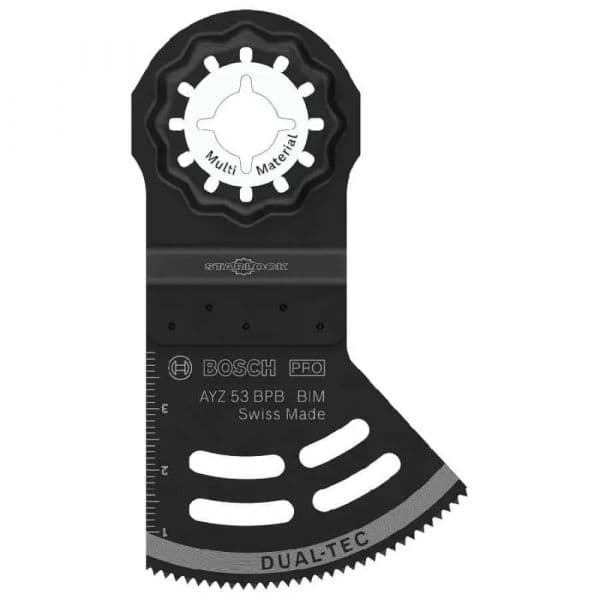 Bosch Lâmina Multiferramenta PRO AYZ 53 BPB 53x40 mm para Gesso Cartonado e Madeira com Pregos
