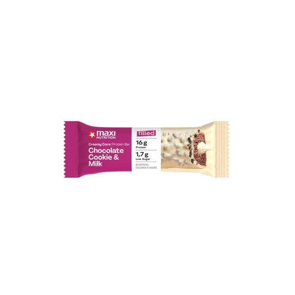 Maxi Nutrition Barra Proteína Chocolate Cookie Creamy Core 45g