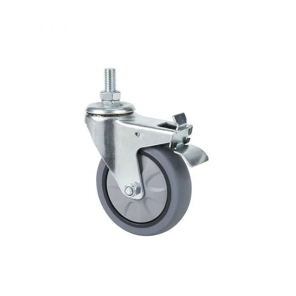 Kaiser+kraft Roda Standard, Travão, Ø 100 X 27 mm Cinzento, Prateado - M9568040-532869