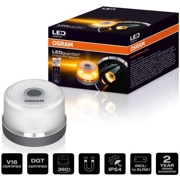Osram Luz de Aviso Ledguardinan Road Flare Signal V16