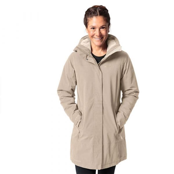 Vaude Skomer Wool Ii Parka Beige 36 Mulher