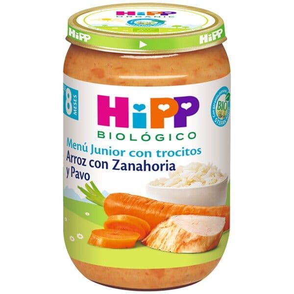 Hipp Puré de Arroz com Cenoura e Perú Bio 220g