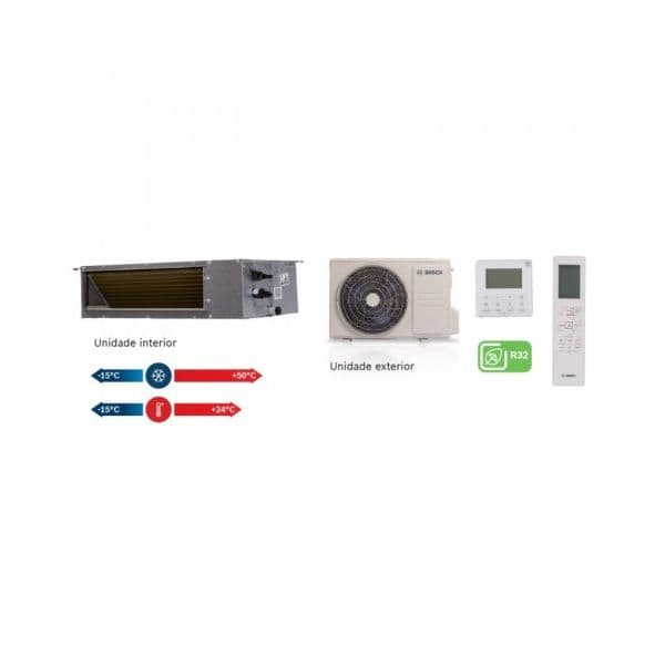 Bosch Mono Split CL5000iL-Set 105 DE Conduta 10,5 kW R32