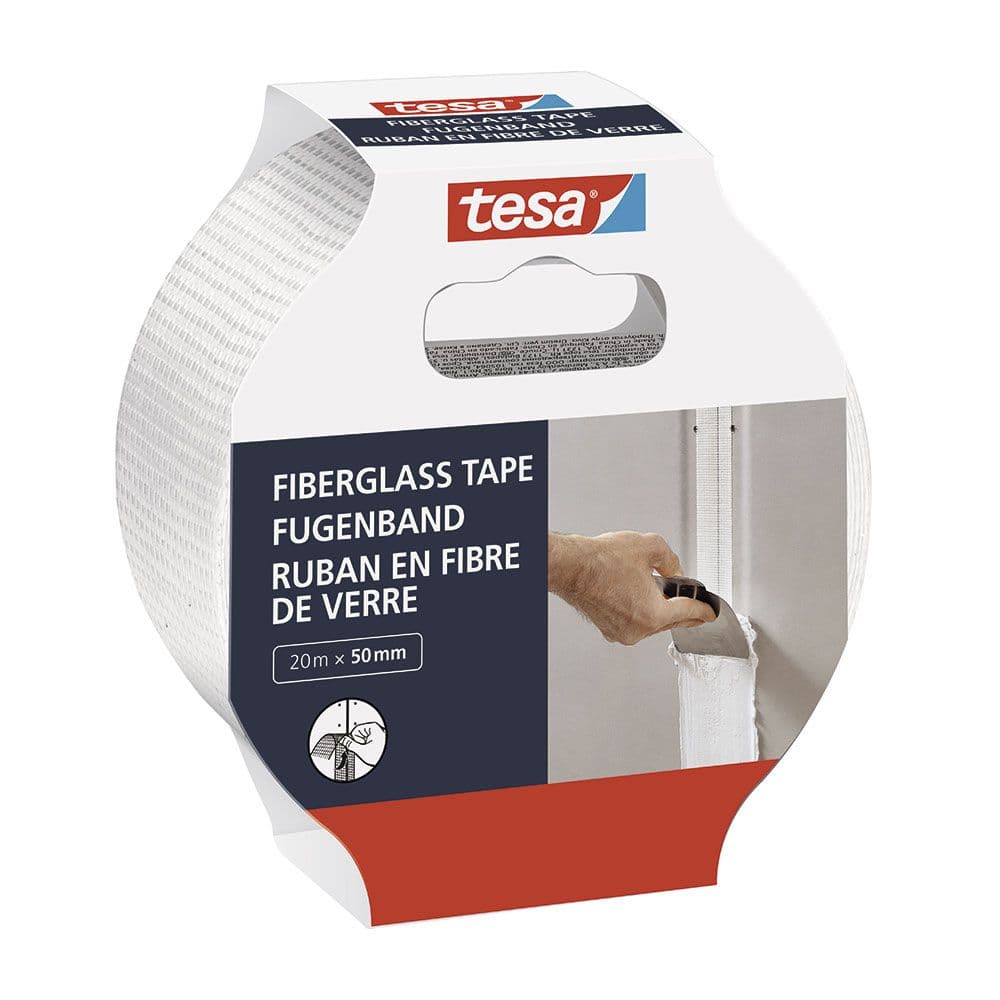 TESA Fita de Fibra de Vidro para Reparação de Paredes 20m x 50mm E47285