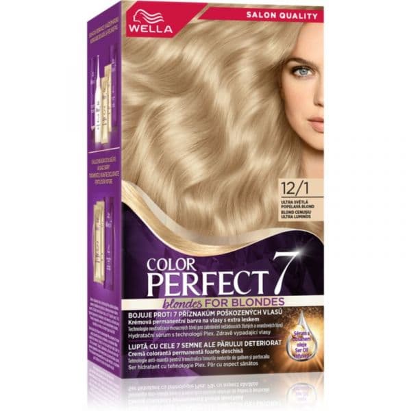 Wella Color Perfect Coloração de Cabelo Tom 12/1 Ultra Light Ash Blonde 1 Unidade