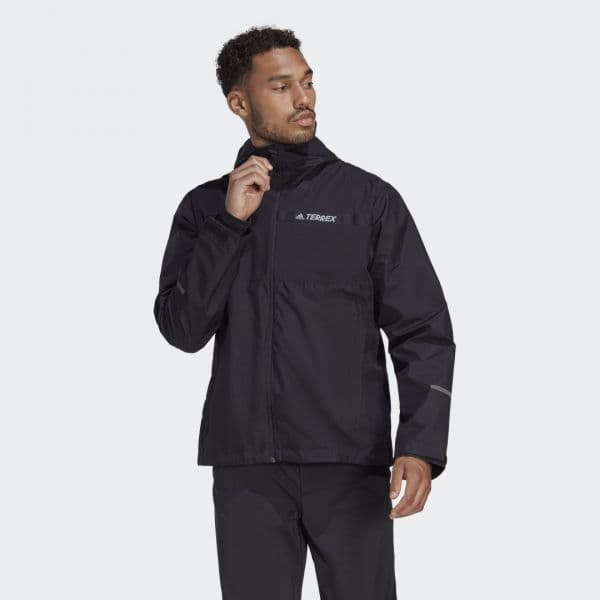 adidas Casaco Impermeável de 2 Camadas RAIN.RDY Multi TERREX Black S - HF0831-0002