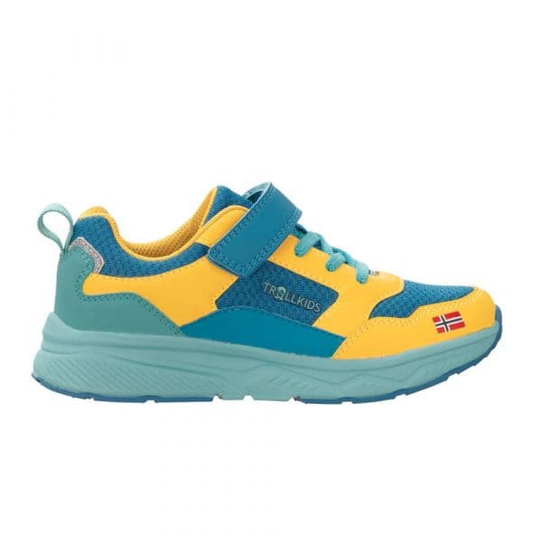 Trollkids Haugesund Trainers Verde,Amarelo,Azul 36