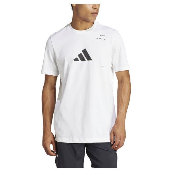 Adidas Tns Cat G Short Sleeve T-shirt Branco S Homem