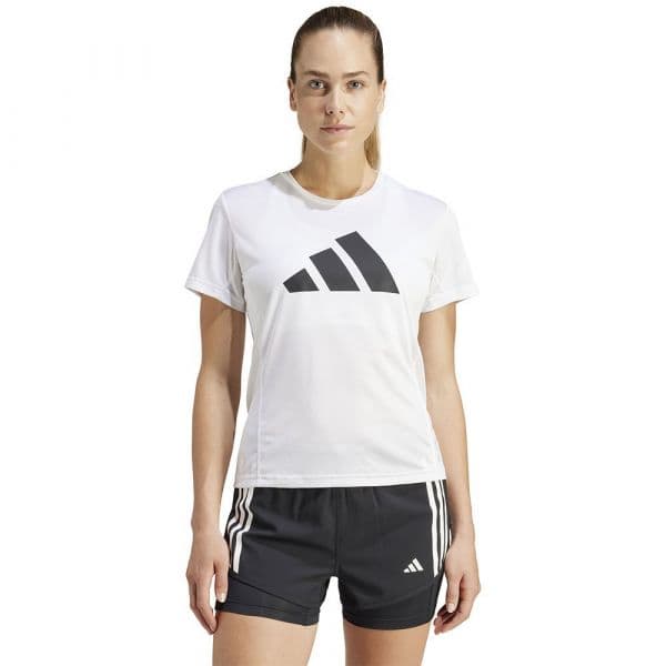 Adidas Run It Short Sleeve T-shirt Branco XS Mulher