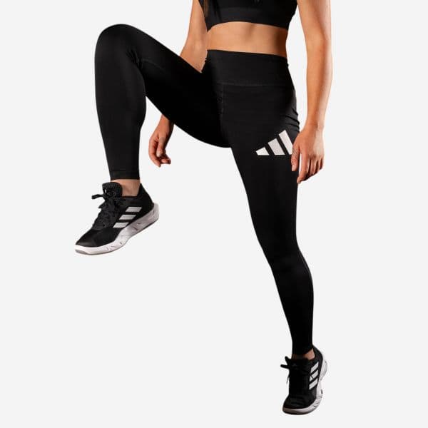 Adidas Leggings de Fitness com Logótipo Preto-xs