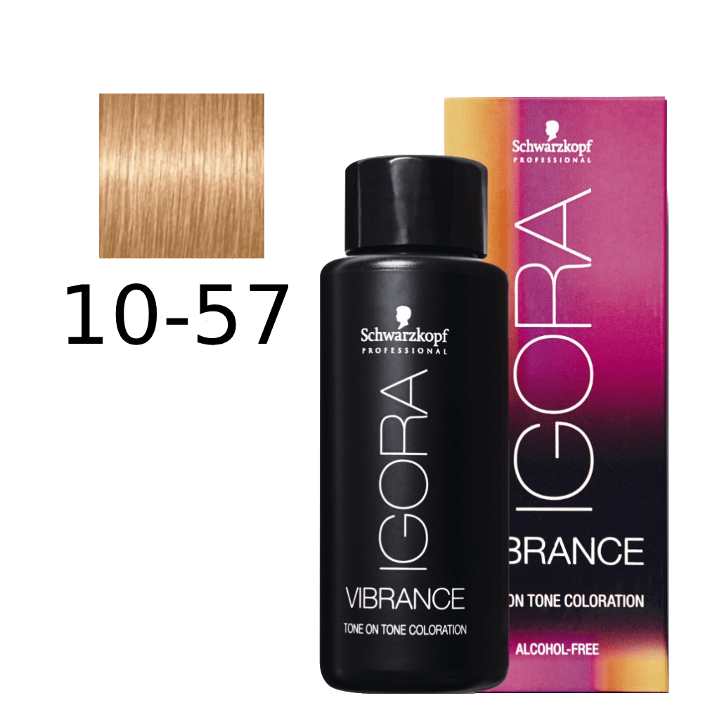 Schwarzkopf - Tonalizador Igora Vibrance 10-57 Dorado Cobrizo 60 ml