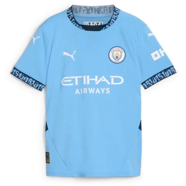Puma Camisa Manchester City 2024/25 Home Jersey Youth 775078-01 164 Azul